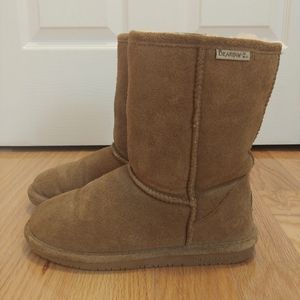 BEARPAW Brown Emma Short Boots